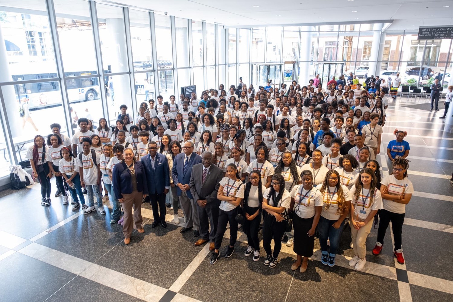 One Summer Chicago interns posing for a group picture